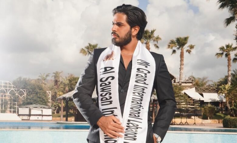 عبد حطب يحصل على لقب Mr Grand International Lebanon لعام ٢٠٢١